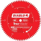 Diablo Trexblade Saw For Composites And Plastic - 10" Diameter, 72 Mtcg New. Price: $75.05.