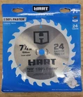 Hart 7 " Circular Saw Blade For Wood 24 Tooth HACSB02 New. Price: $5.00.