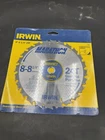 New Irwin Marathon 8 Inch 24T General Purpose Circular Saw Blade 14050. Price: $19.99.
