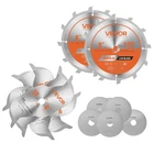 Vevor Dado Set Stacking With Chippers And Shims 8 Diameter New. Price: $47.79.