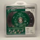 Hitachi Turbo Diamond Blade 7 339589 Green Concrete Masonry Tile Saw Cutting New. Price: $28.50.