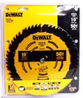 (j) Dewalt - DW7150PT 10" X 50T Combination Saw Blade New. Price: $30.99.