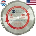 Benchmark Abrasives 10 Tct Saw Blade Tungsten Carbide Tipped Circular New. Price: $61.31.