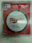 Milwaukee 7-IN 54 Tooth Aluminum Cutting Circular Saw Blade 48-40-4330 New. Price: $17.99.