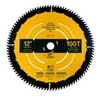 12IN 100T Fine Finish Miter Saw Blade, Compatible With Dewalt, Wood, Arbor ... New. Price: $47.19.