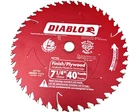 Diablo D0740 Finish/plywood Circular Saw Blade 7-1/4" 40T Open Box New Af. Price: $18.95.