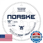 Norske Tools NCSBT027 10" 80T Fine Finish Saw Blade For Woodworking New. Price: $42.56.