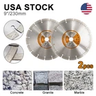 9''/230MM Diamond Saw Blade Cutting Disc For Concrete Granite Marble 2PC Bgtec New. Price: $46.99.