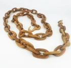 Vintage Wooden Chain Rare Carved Folk Art Sculpture Carving 39 New. Price: $33.89.