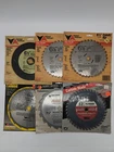 Lot 6 Saw Blades 7 1/4" Carbide 1/2" Cutoff Masonry Dyanite Black Decker Credo New. Price: $39.00.