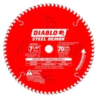 Diablo Steel Demon 7-1/4" 70T Carbide Saw Blade For Metal Roofing Siding Deck New. Price: $86.15.