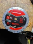 Craftsman CMAS372524 Brand New 1/4" T24 Carbide Teeth Circular Saw Blade. Price: $9.99.