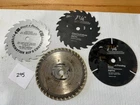 Lot Of Circular Saw Blades 7 1/4" Black & Decker + Mixed Carbide Wood Cut (#295) Used. Price: $15.00.