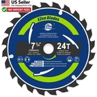 Ezee 7-1/4 Inch 24T Circular Saw Blade 5/8 Arbor Thin Kerf Tct From Usa New. Price: $15.88.