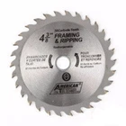 4 3/8" Fine Carbide Tipped Circular Power Saw Blade New. Price: $23.19.