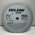 Skilsaw 7 1/4" 150 Steel Teeth .fine Finish /plywood Blade Free Shipping Usa New. Price: $18.74.