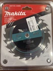 Makita A-85092 24T Carbide-tipped Circular Saw Blade, 6-1/2", Factory New. Price: $19.99.