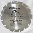 Sears Craftsman Master Combination Blade 10" 64 Tooth 5/8" Arbor 9-32126 New Usa Open. Price: $14.99.