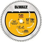 Dewalt DWAFV31278 Flexvolt 78T Miter Saw Blade, 12" New. Price: $45.59.