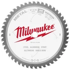 Milwaukee 48-40-4235 7-1/4" 48T Metal Cutting Circular Saw Blade, 5/8" Arbor New. Price: $52.97.