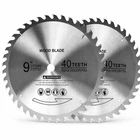 9" Table Saw 2 Pack, 40T Carbide Tipped Circular Blades, Silver New. Price: $27.96.