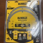 New Dewalt 12-INCH Construction Blades 80T & 32T For Trim / Ripping DW3128P5. Price: $60.00.