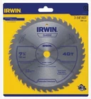 Irwin Classic 15230ZR 7-1/4" X 40T General Purpose Circular Saw Blade Constructn New. Price: $14.99.