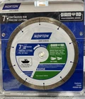 Norton 7-IN Wet Dry Cut Turbo Diamond Circular Saw Blade #5080 New. Price: $14.99.