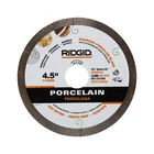 Ridgid 4.5 In. Continuous Rim Porcelain Diamond Blade New. Price: $14.95.