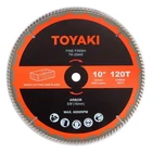 Toyaki 10-INCH Miter Saw Blade, 120-TOOTH Fine-finish Professional Black New. Price: $36.99.