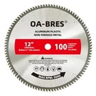 12 Inch 100T Upgrade Tcg Grind Aluminum Non-ferrous Metal Saw Blade With 1-IN... New. Price: $37.09.