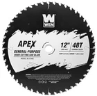 Wen BL1248C Apex 12-INCH 48-TOOTH Carbide-tipped General-purpose Saw Blade New. Price: $47.05.