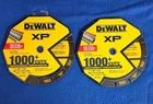 Lot Of 2 - Dewalt Xp DW4770M Metal Cutting Wheel 7" 7/8" Diamond Arbor New. Price: $28.99.