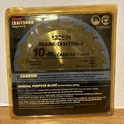 New Vintage Sears Craftsman 10" 20 Tooth Carbide General Purpose Blade 9-32531. Price: $24.95.