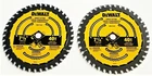 2 Dewalt 7-1/4 Carbide Tipped Circular Saw Finish Blades Tooth DWA171440 New. Price: $27.99.