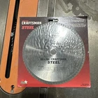 Sears Craftsman Plywood Circular Saw Blade 7-1/4" In. 150 Tooth Fits 5/8" Arbor New. Price: $19.99.