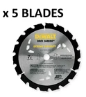 5 Brand New Dewalt DW3191 7-1/4" Saw Blades (bulk). Price: $32.99.
