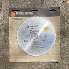 Black+decker Chrome 6-1/2 In 40T Circular Saw Blade For Wood, Silver, 73126 New. Price: $10.00.