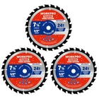 Workpro 7-1/4 Woodworking Circular Saw Blades, 7.25 Inch, Black And Red New. Price: $35.12.