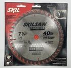 Skilsaw 1/4" Finishing Carbide Teeth Blade 75740 New. Price: $12.99.