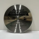 Avanti 7-1/4" Teeth Circular Saw Blade A07140A New. Price: $14.99.