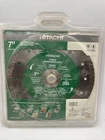 Hitachi 7-INCH Wet/dry Cut Turbo Diamond Saw Blade For Concrete And Masonry New. Price: $24.95.