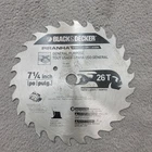 Black & Decker Piranha Saw Blade 7- Fast Cut 26T General Purpose 73-007 Open. Price: $10.00.