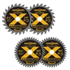 4-1/2 Inch Circular Saw Blade 3/8 Arbor Pc 24T & 40T Silver New. Price: $25.50.