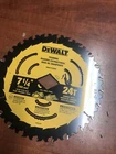 New Oem Part 7-1/4 Tooth Carbide Blade For Dewalt Circular Saw DWA171424D Open. Price: $20.99.