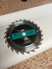 6-1/2 In. 24T Carbide-tipped Circular Saw Blade New. Price: $12.95.