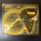 Credo Circular Saw Blade 10 X 40T Made In Usa Bonus Push Shoe Brand New. Price: $23.99.