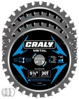 Craly 5-3/8" 30T Metal Cutting Circular Saw Blade 20MM Arbor Thin Steel New. Price: $106.25.