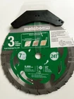 Metabo Hpt 115430 7-1/4" 24-TOOTH Circular Saw Blades Pack New Free Ship. Price: $30.00.