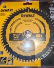Dewalt Circular Saw Blade 1/4" Diameter Teeth DWA271460 New. Price: $16.90.